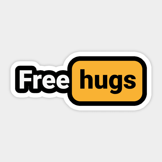 free hugs! Sticker by hierrochulo